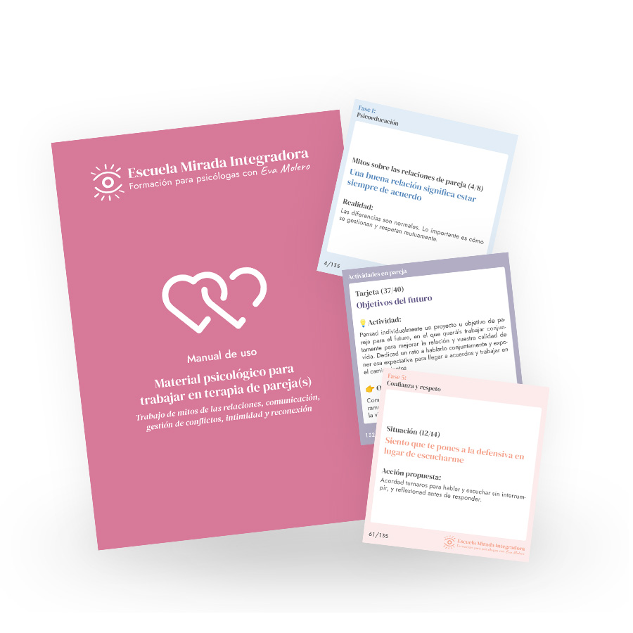 Material psicológico para trabajar en terapia de pareja